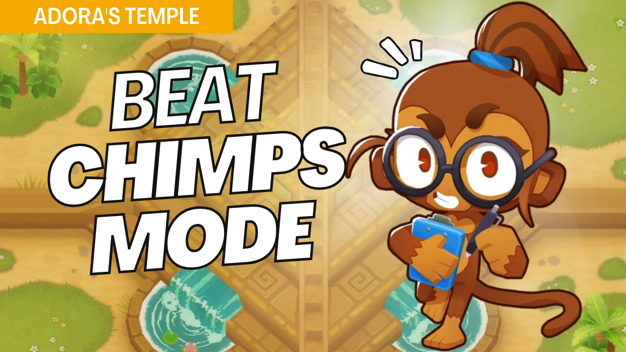 Learn how to conquer the CHIMPS mode on the Adora's Temple map in Bloons TD 6 with this detailed strategy guide. Discover optimal tower placements, upgrades, and tactics to achieve victory without losing a single life. Perfect for players seeking a reliable approach to mastering CHIMPS on this challenging BTD6 map.