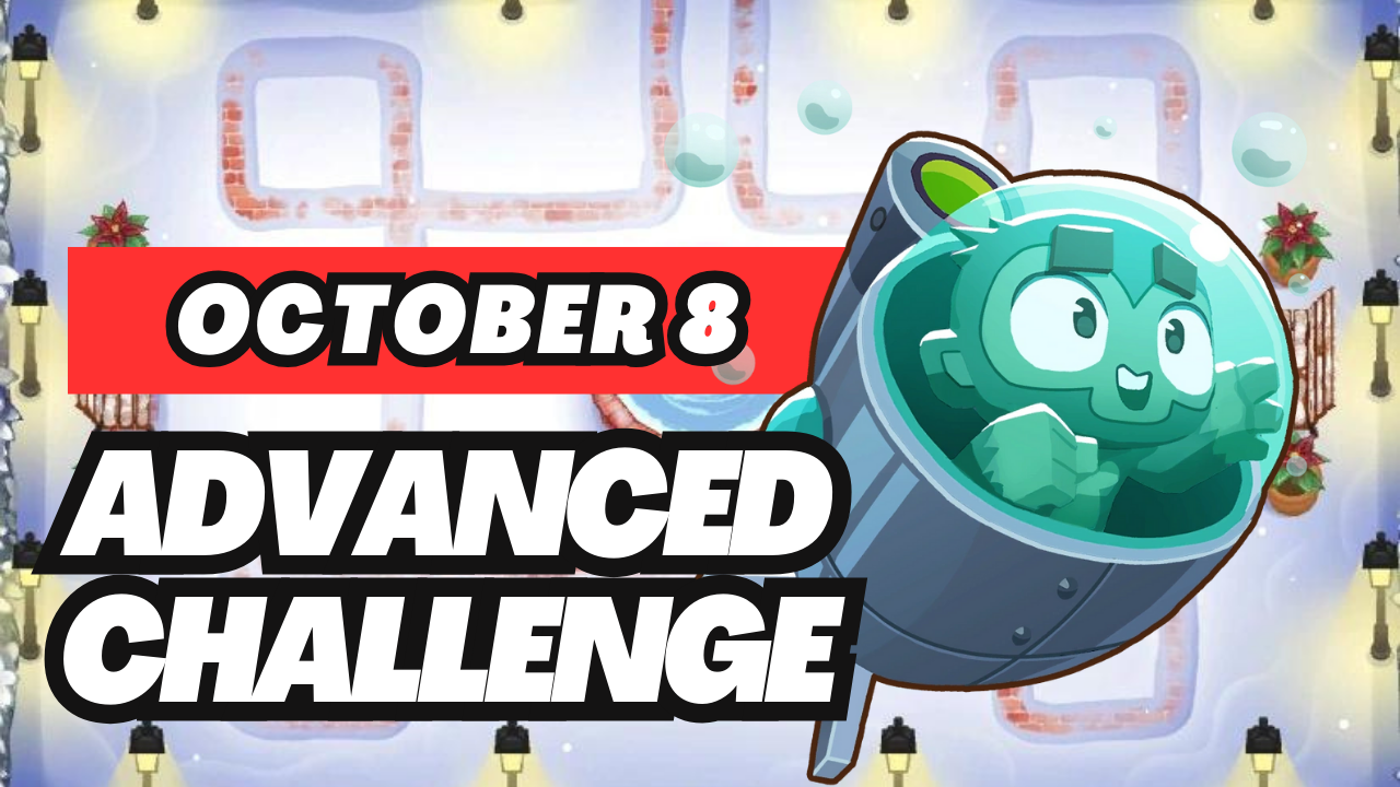 BTD6 October 8, 2024 Daily Advanced Challenge! Discover top strategies to conquer this challenging daily quest and get tips for passing tough levels. Explore the latest guide and insights for Bloons TD 6!