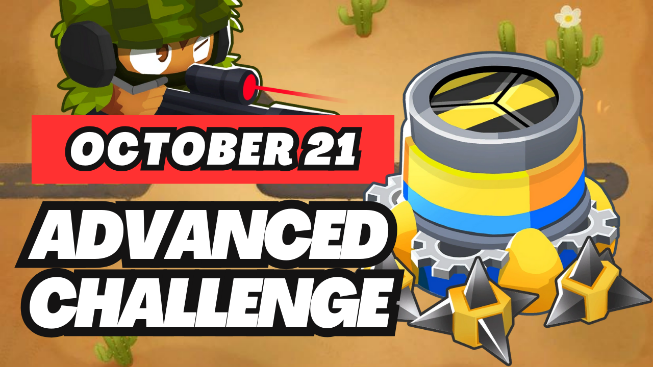 BTD6 October 21, 2024 Daily Advanced Challenge! Discover top strategies to conquer this challenging daily quest and get tips for passing tough levels. Explore the latest guide and insights for Bloons TD 6!