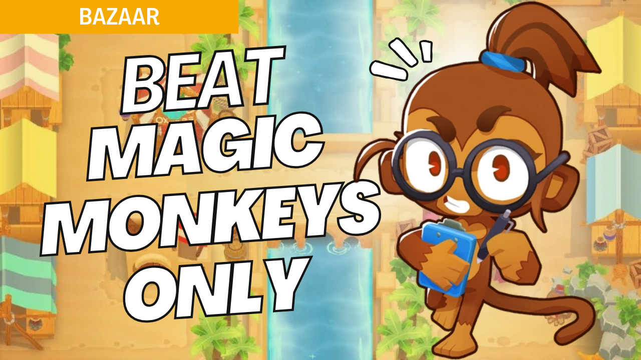 Complete Magic Monkeys Only mode on the Bazaar map in Bloons TD 6 with this expert guide. Bazaar’s multi-path layout demands strategic magic tower setups to handle bloon flow effectively. Follow this guide to manage each wave and achieve victory on Bazaar in Magic Monkeys Only mode.
