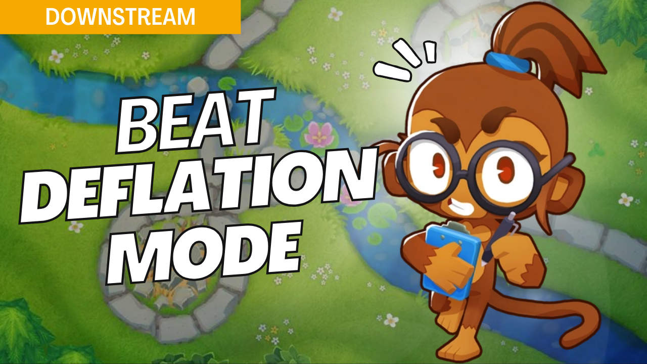 Win Deflation mode on the Downstream map in Bloons TD 6 with this resource-focused guide. Downstream’s mix of land and water paths requires precise tower placements to manage bloons efficiently on a limited budget. This guide provides essential setups to secure victory on Downstream in Deflation mode.