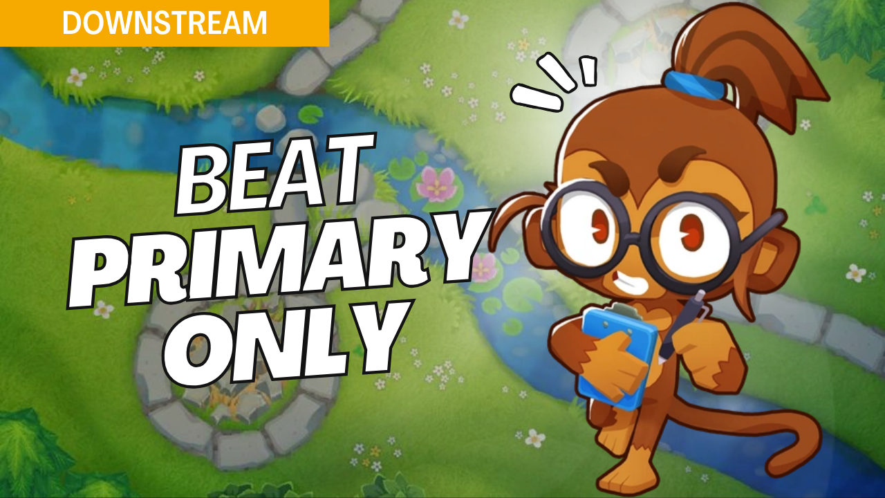 Beat Primary Only mode on the Downstream map in Bloons TD 6 using this advanced guide. Downstream’s water paths require careful primary tower positioning and well-timed upgrades to handle bloon waves effectively. This guide provides essential strategies for Downstream in Primary Only mode, helping you clear each wave successfully.