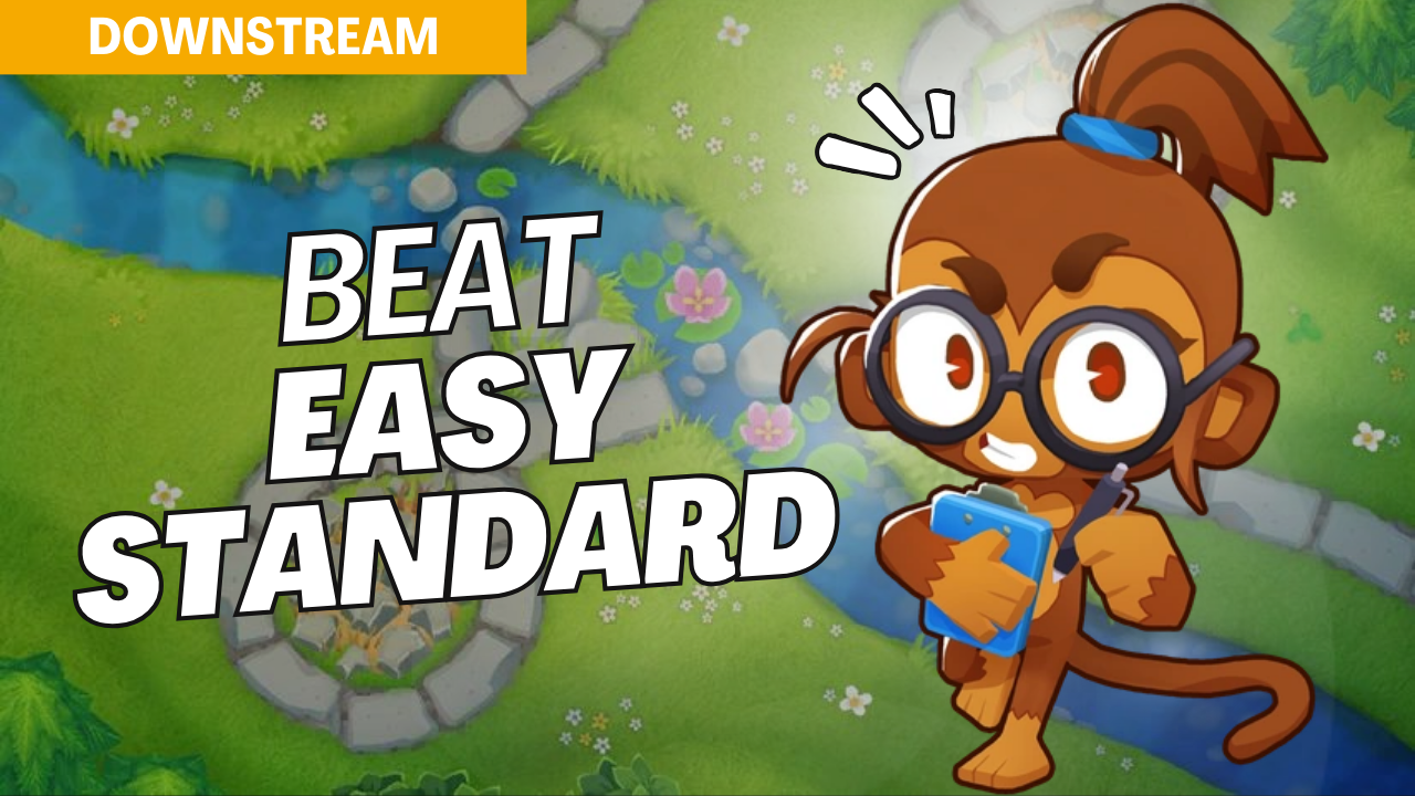 Kick off your Bloons TD 6 journey with this Easy mode guide for the Downstream map. Our tips and tower placement strategies are designed to help you clear each round on Downstream with ease, giving you a solid start in standard mode. The Downstream map is a perfect place to hone your skills and build your tower defense expertise.