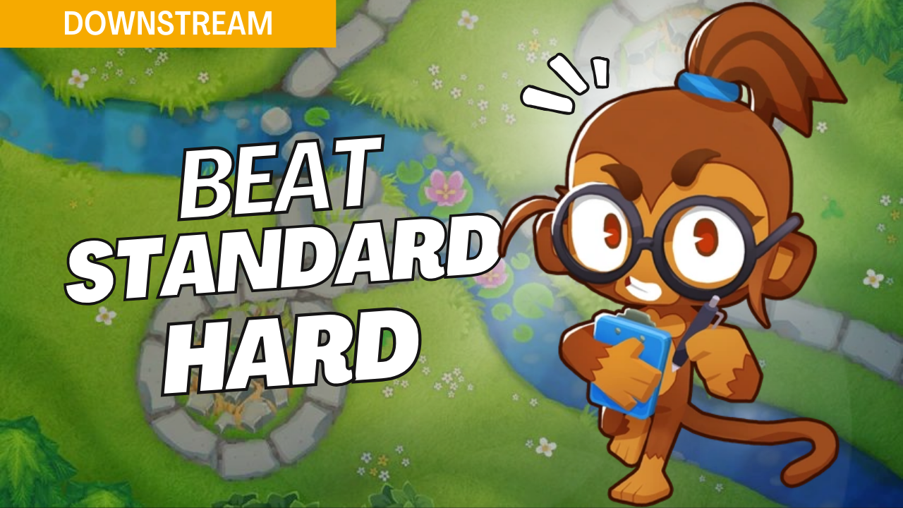 Take on Hard difficulty on the Downstream map in Bloons TD 6 with this detailed strategy guide. Downstream features a flowing river layout that demands strategic tower placements and timely upgrades to excel in standard mode. This guide offers tailored strategies for each wave on Downstream, ensuring you can successfully defeat the bloons. Clear Downstream on Hard and sharpen your BTD6 tactics.