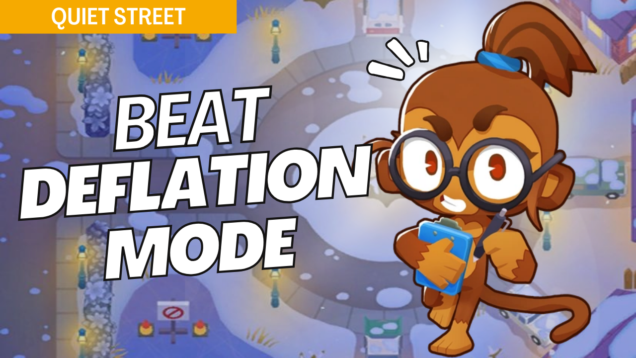 Beat Deflation mode on the Quiet Street map in Bloons TD 6 with this efficient strategy guide. Quiet Street’s unique layout requires well-planned tower choices within the constraints of Deflation mode. This guide offers effective tower placements to handle each wave successfully on Quiet Street.