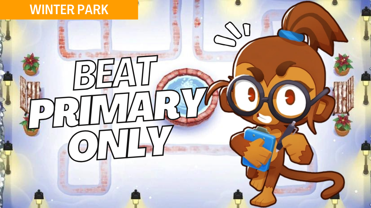 Beat Primary Only mode on the Winter Park map in Bloons TD 6 using this advanced guide. Winter Park’s icy pathways present unique challenges for primary tower placements and upgrades. This guide offers tailored strategies for Winter Park in Primary Only mode, helping you secure victory and enhance your BTD6 skills.