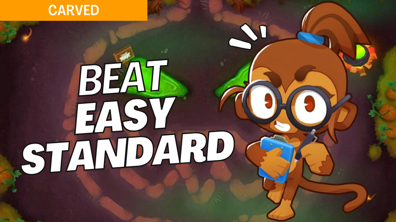 Learn how to beat the Easy mode on the Carved map in Bloons TD 6 with this step-by-step guide. Perfect for beginners, this Carved map strategy focuses on tower selection and placement tips to ensure a smooth win in standard mode. Start mastering Bloons TD 6 today with this detailed guide for the Carved map!