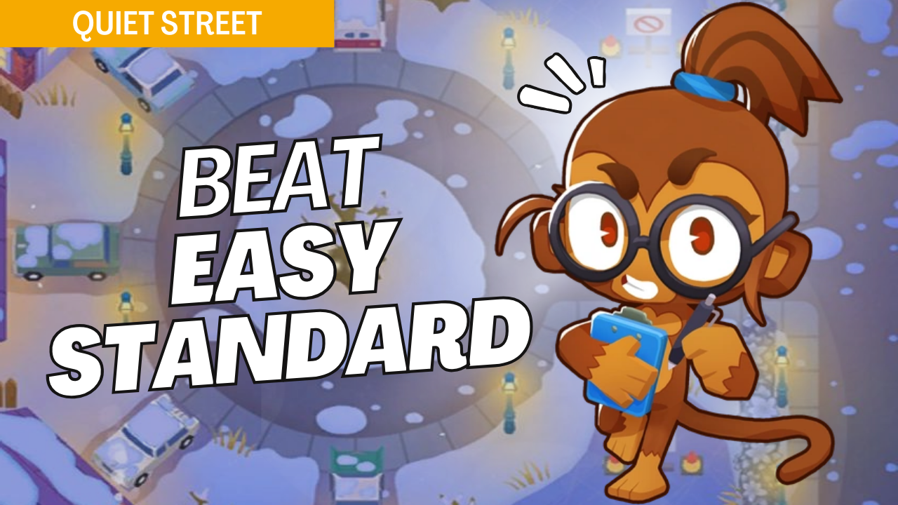 Dominate the Quiet Street map on Easy difficulty in Bloons TD 6! This guide provides essential tips and recommended tower placements specifically for standard mode on Quiet Street, making it ideal for players looking to secure an easy victory. Conquer the basics on Quiet Street and advance in BTD6 with confidence.
