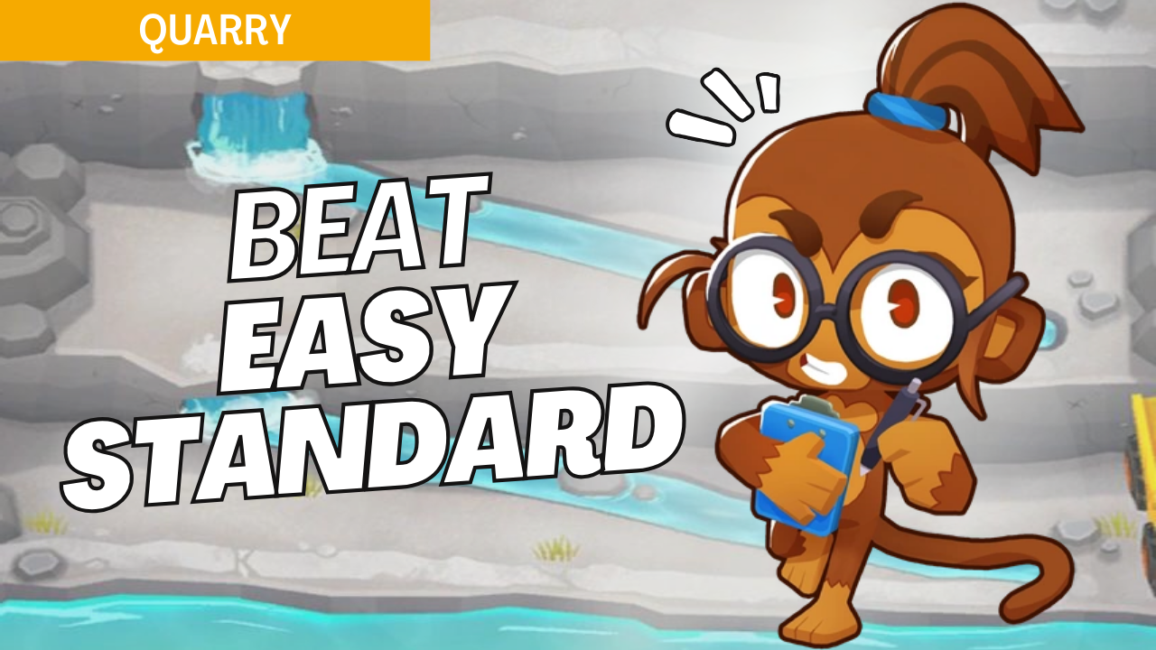 Dominate the Quarry map on Easy difficulty in Bloons TD 6! This guide provides essential tips and recommended tower placements specifically for standard mode on Quarry, making it ideal for players looking to secure an easy victory. Conquer the basics on Quarry and advance in BTD6 with confidence.