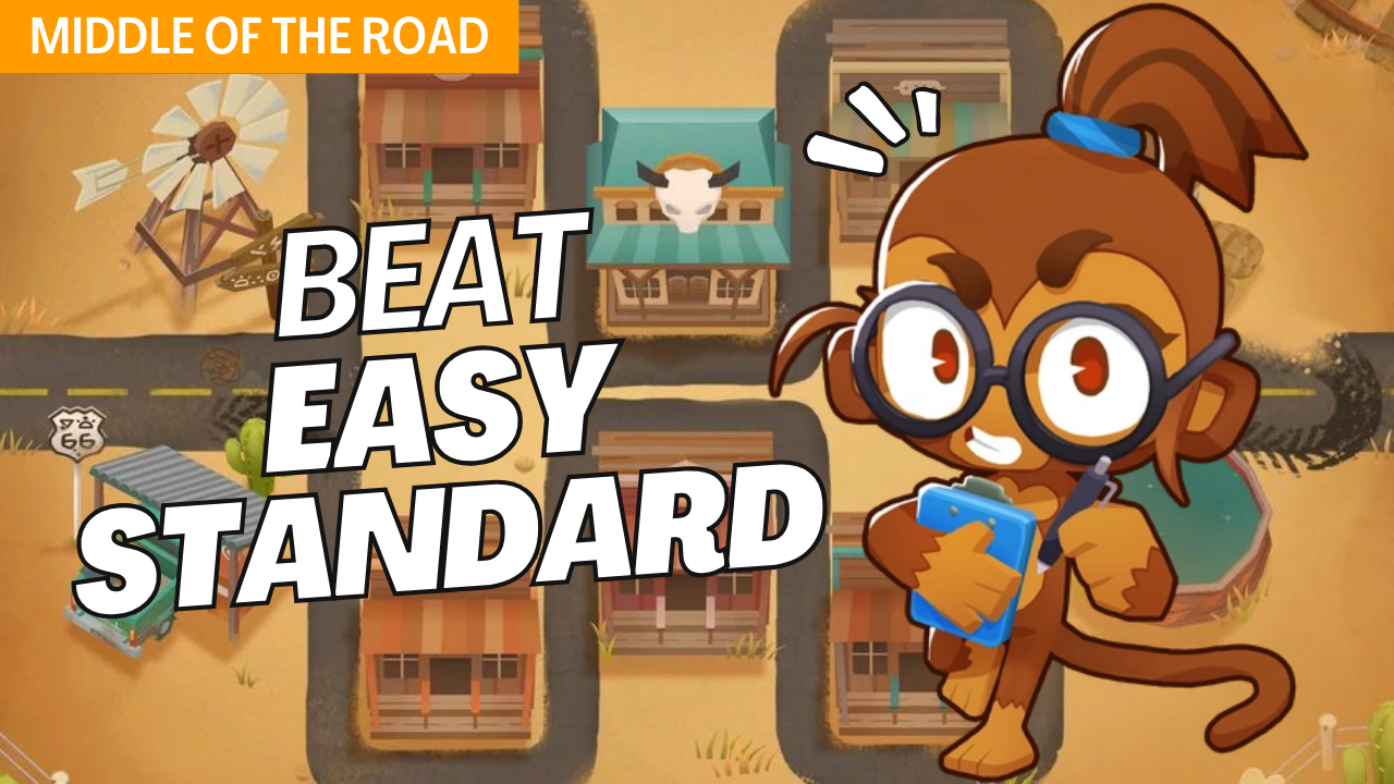 Get started with the Easy difficulty on the Middle of the Road map in Bloons TD 6 using this beginner-friendly guide. Discover optimal tower placements and upgrade strategies tailored for the Middle of the Road map, helping you breeze through each wave in standard mode. Master the basics on Middle of the Road and build a solid foundation for tougher challenges ahead!