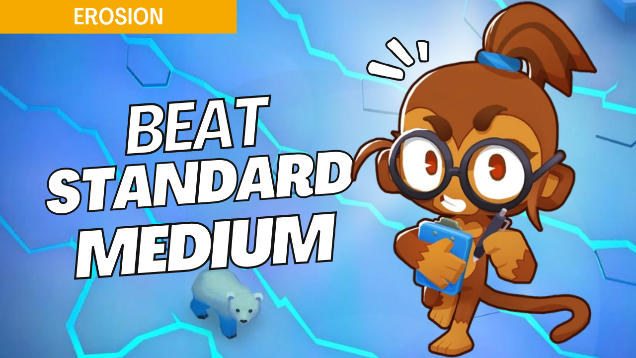 Take on Medium difficulty in the Erosion map in Bloons TD 6 with this detailed guide. Erosion’s uneven paths require strategic tower placements and careful upgrades to clear rounds in standard mode. This guide provides essential strategies specific to Erosion, ensuring that each round is manageable and effective. Beat Erosion on Medium and develop your skills for more challenging maps in BTD6.