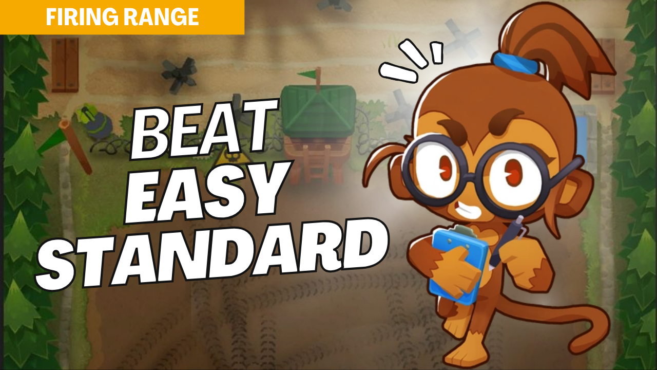 Kick off your Bloons TD 6 journey with this Easy mode guide for the Firing Range map. Our tips and tower placement strategies are designed to help you clear each round on Firing Range with ease, giving you a solid start in standard mode. The Firing Range map is a perfect place to hone your skills and build your tower defense expertise.