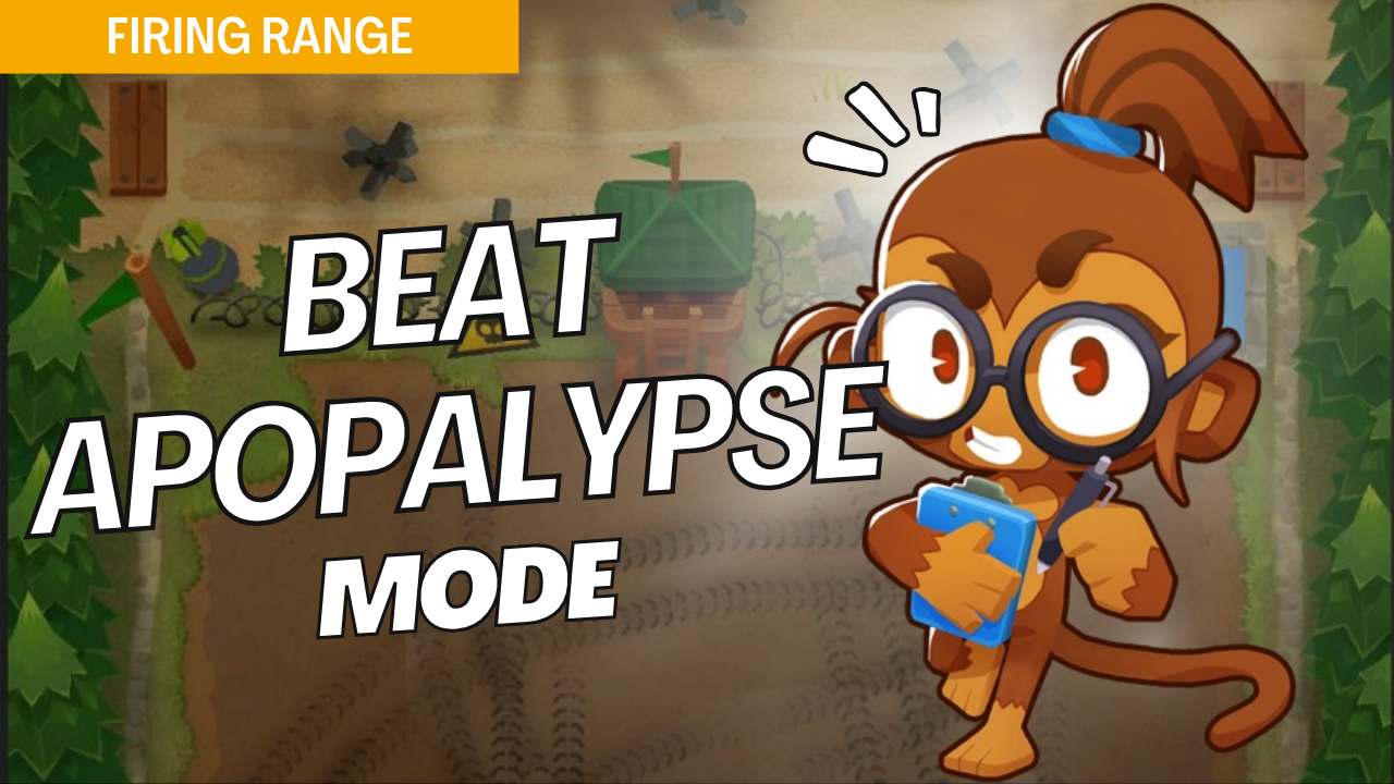 Beat Apopalypse mode on the Firing Range map in Bloons TD 6 with this specialized guide. Firing Range’s compact layout makes tower placement essential for handling the constant bloon flow. Follow these strategies to set up an effective defense and succeed in Apopalypse mode on Firing Range.