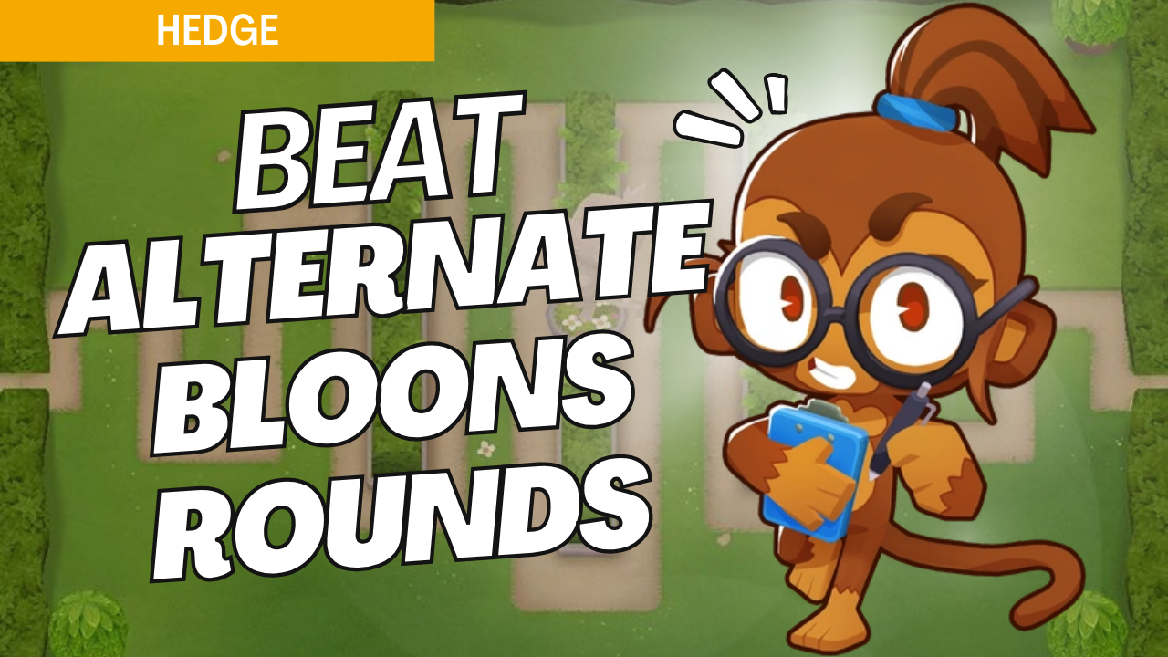 Win Alternate Bloons Rounds mode on the Hedge map in Bloons TD 6 with this specialized guide. Hedge’s maze-like paths require versatile towers to manage the constant bloon flow. Follow this guide for key tower placements to secure victory on Hedge in Alternate Bloons Rounds mode.