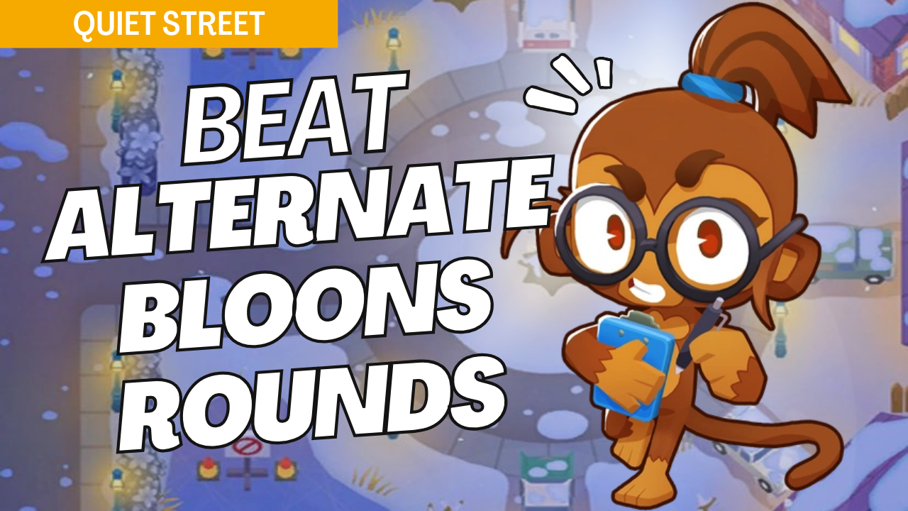 Win Alternate Bloons Rounds mode on the Quiet Street map in Bloons TD 6 with this practical guide. Quiet Street’s unique paths require well-placed towers to control the bloon flow in this mode. Follow this guide for effective strategies to clear Quiet Street in Alternate Bloons Rounds mode.
