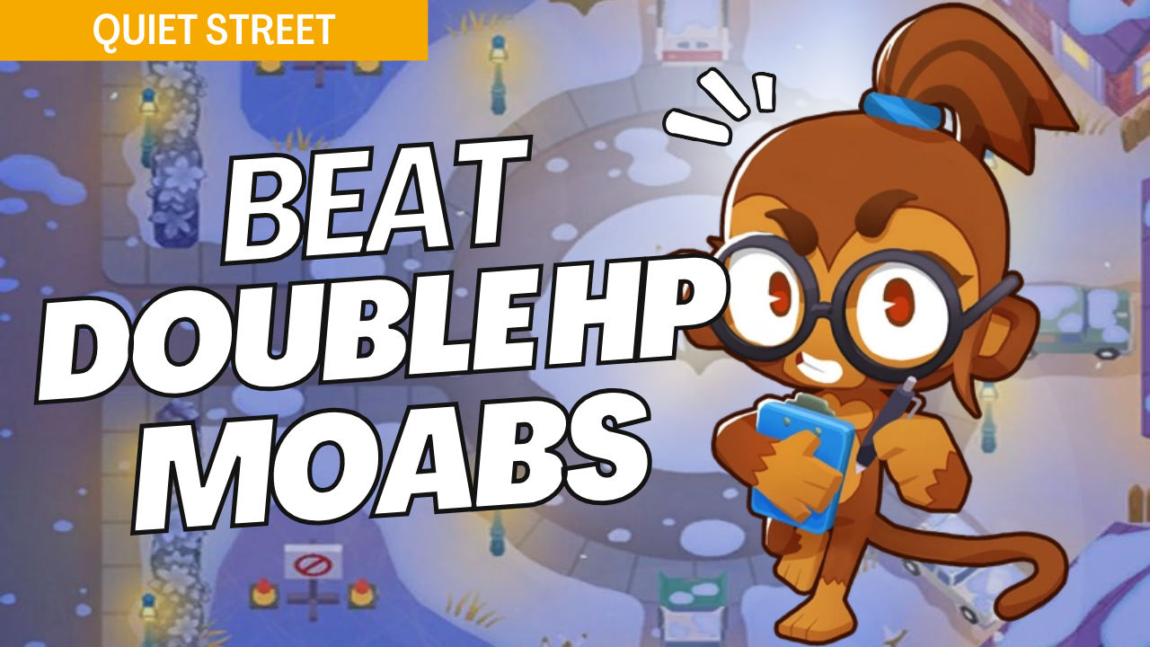 Win Double HP Moabs mode on the Quiet Street map in Bloons TD 6 with this focused strategy. Quiet Street’s unique path layout demands adaptable tower placements to handle the tougher MOABs. This guide provides key strategies for keeping your defense strong on Quiet Street in Double HP Moabs mode.