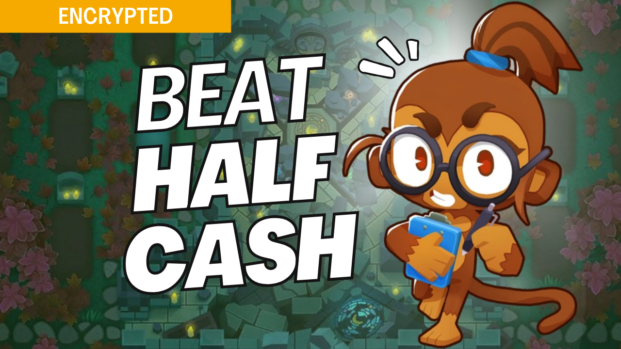 Win Half Cash mode on the Encrypted map in Bloons TD 6 with this economical strategy. Encrypted’s mysterious paths make every tower placement crucial due to the reduced income. Follow this guide for effective setups to handle each wave on Encrypted in Half Cash mode.