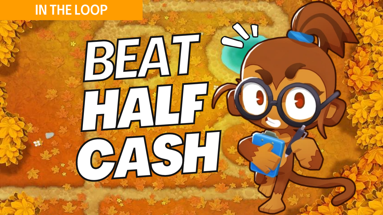 Master Half Cash mode on the In The Loop map in Bloons TD 6 with this effective approach. The circular path of In The Loop calls for cost-effective tower placements to handle the waves within budget constraints. This guide provides setups for a strong defense in Half Cash mode.