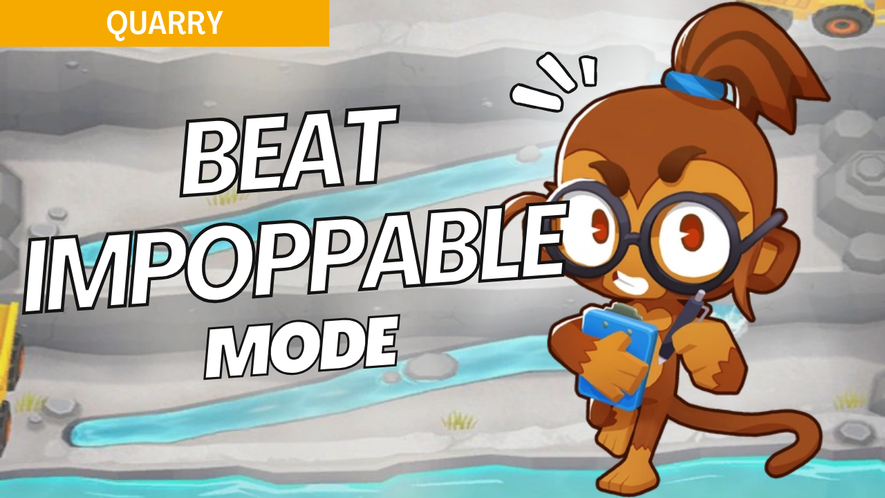 Beat Impoppable mode on the Quarry map in Bloons TD 6 with this practical approach. Quarry’s rugged terrain makes bloon management challenging, so efficient tower setups are key. Use this guide to build a strong defense and secure victory on Quarry in Impoppable mode.