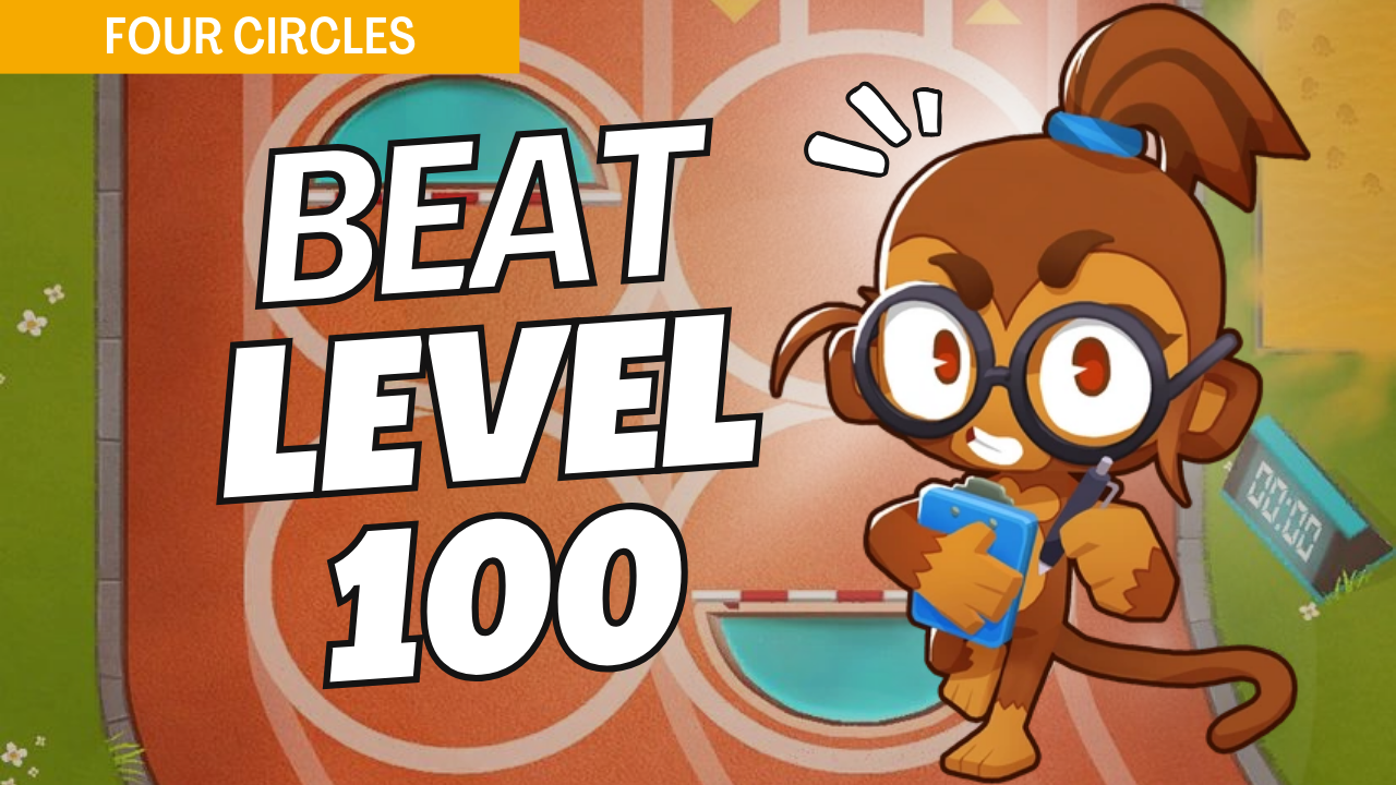 Conquer Level 100 on Hard difficulty on the Four Circles map in Bloons TD 6 using this complete strategy guide. Four Circles’ unique circular paths require carefully chosen tower placements and upgrades for success at this level. Follow this guide to beat Level 100 on Four Circles and refine your Bloons TD 6 strategy.