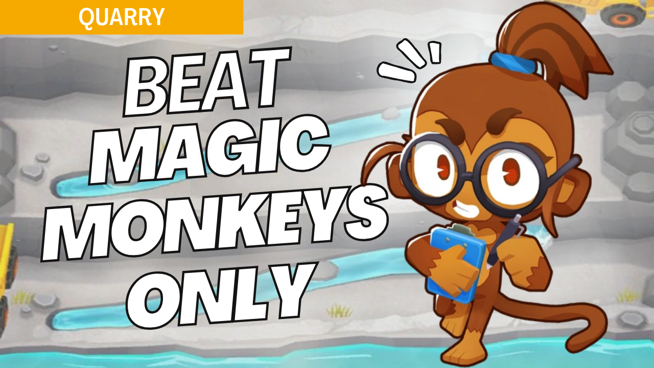 Beat Magic Monkeys Only mode on the Quarry map in Bloons TD 6 with this comprehensive guide. Quarry’s rugged terrain demands thoughtful magic tower setups to control the relentless bloon flow. Use this guide to manage each wave effectively and succeed on Quarry in Magic Monkeys Only mode.