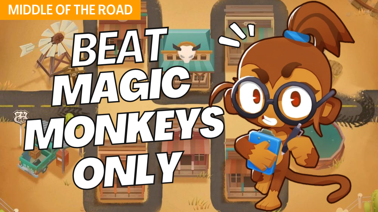 Conquer Magic Monkeys Only mode on the Middle of the Road map in Bloons TD 6 using this strategic guide. Middle of the Road’s dual paths require well-placed magic towers to control both lanes. This guide offers essential tactics to handle each round and ensure success in Magic Monkeys Only mode.