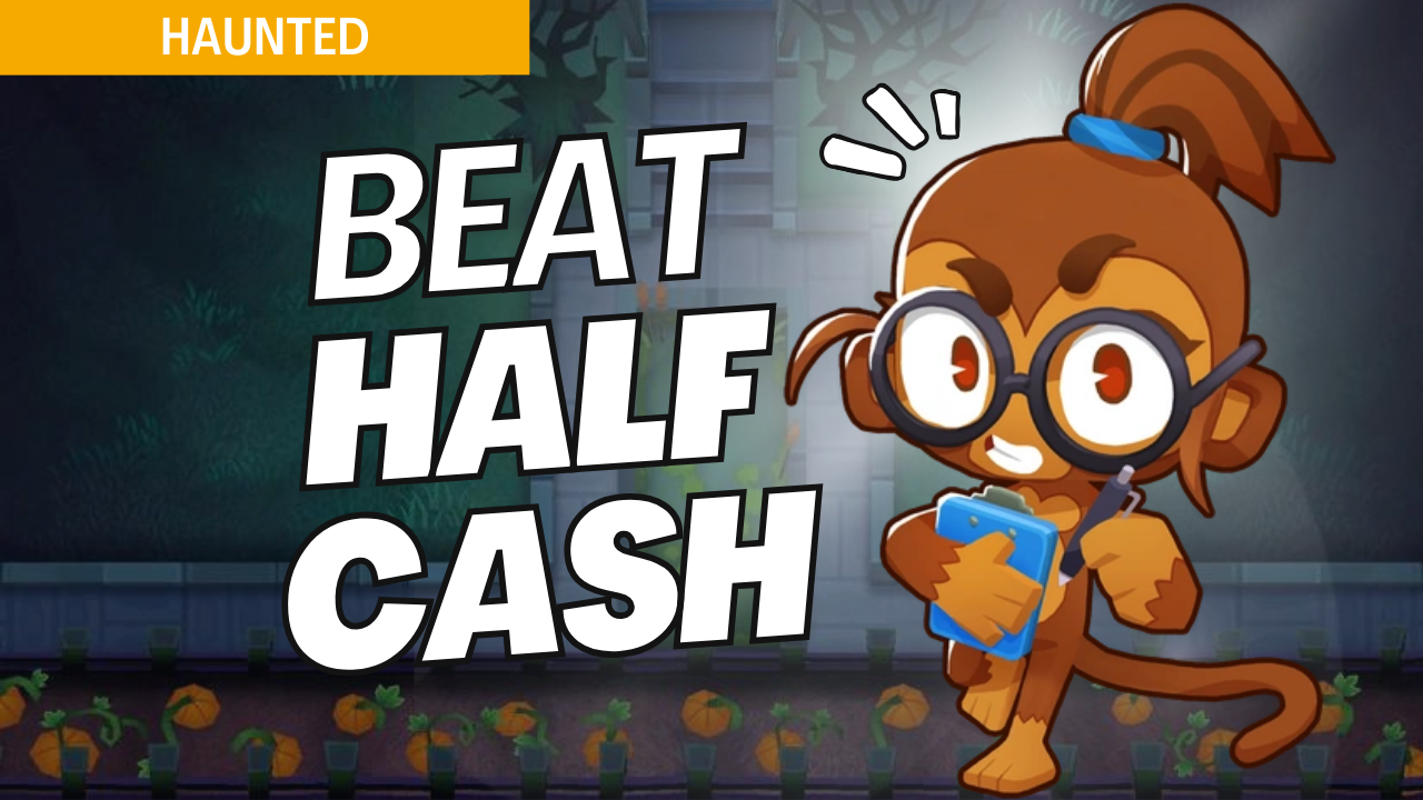 Win Half Cash mode on the Haunted map in Bloons TD 6 with this cost-effective guide. Haunted’s eerie paths make each tower placement critical when cash is limited. Use this guide for efficient setups to control each round and succeed on Haunted in Half Cash mode.