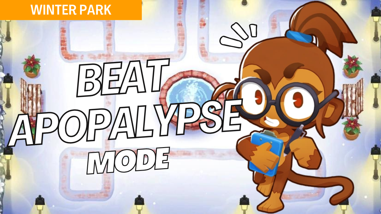 Conquer Apopalypse mode on the Winter Park map in Bloons TD 6 using this strategic guide. Winter Park’s icy paths require smart tower positioning to handle continuous bloon waves. Use this guide to build an effective defense and clear Winter Park in Apopalypse mode.