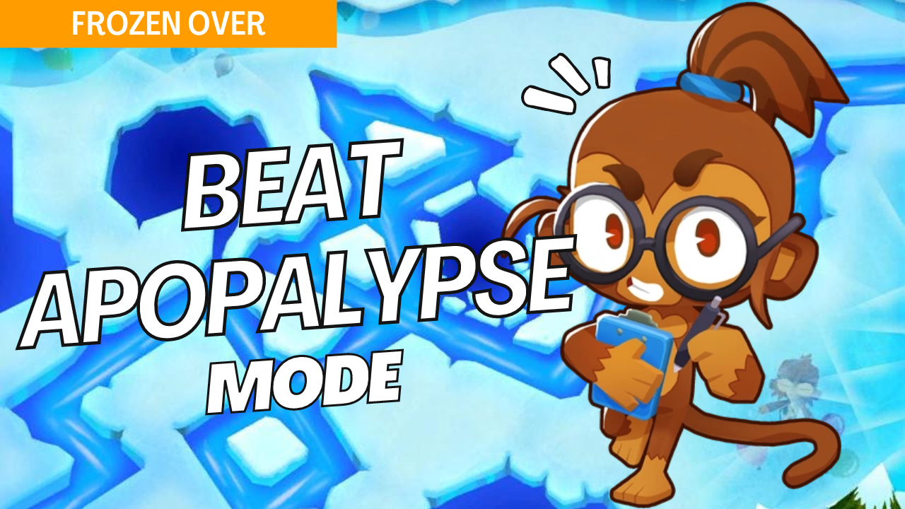 Win Apopalypse mode on the Frozen Over map in Bloons TD 6 with this detailed guide. Frozen Over’s icy terrain demands smart tower setups to control the continuous bloon waves. Use these strategies to handle Frozen Over’s unique layout effectively in Apopalypse mode.
