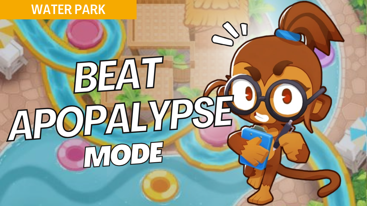Conquer Apopalypse mode on the Water Park map in Bloons TD 6 using this strategic guide. Water Park’s mix of water and land paths requires carefully planned tower setups to handle bloons effectively. Use this guide to secure a strong defense and clear Water Park in Apopalypse mode.