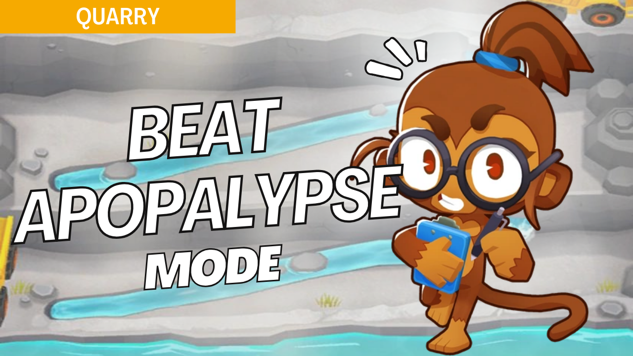 Win Apopalypse mode on the Quarry map in Bloons TD 6 with this strategic guide. Quarry’s rugged terrain makes managing nonstop bloon waves challenging, requiring well-placed towers. Follow this guide for optimal setups to conquer each wave in Apopalypse mode on Quarry.