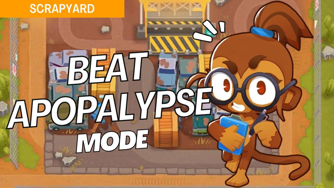 Complete Apopalypse mode on the Scrapyard map in Bloons TD 6 using this focused guide. Scrapyard’s industrial design requires precise towers to control bloon waves effectively. Follow these strategies to handle nonstop bloons and secure victory in Apopalypse mode on Scrapyard.