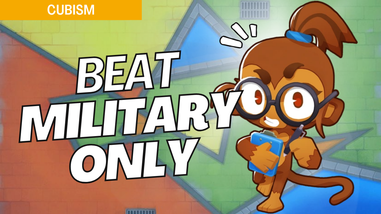 Master Military Only mode on the Cubism map in Bloons TD 6 with this expert guide. Cubism’s grid-like design allows for powerful military tower combinations if placed correctly. This guide provides optimal strategies to handle bloon waves on Cubism, helping you achieve victory in Military Only mode.