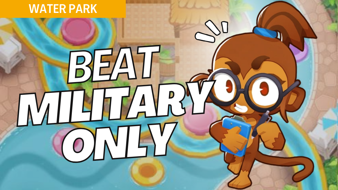 Complete Military Only mode on the Water Park map in Bloons TD 6 using this resourceful guide. Water Park’s combination of land and water paths requires strategic military tower choices. This guide provides essential placements for a successful defense, ensuring a smooth path to victory in Military Only mode.