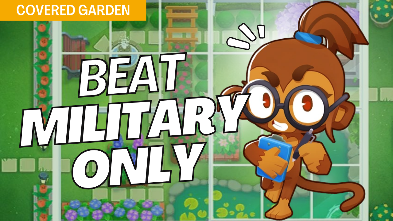 Conquer Military Only mode on the Covered Garden map in Bloons TD 6 using this comprehensive guide. Covered Garden’s intricate design demands precise military tower positioning to manage bloon waves. Follow this guide to clear Covered Garden smoothly and achieve victory in Military Only mode.
