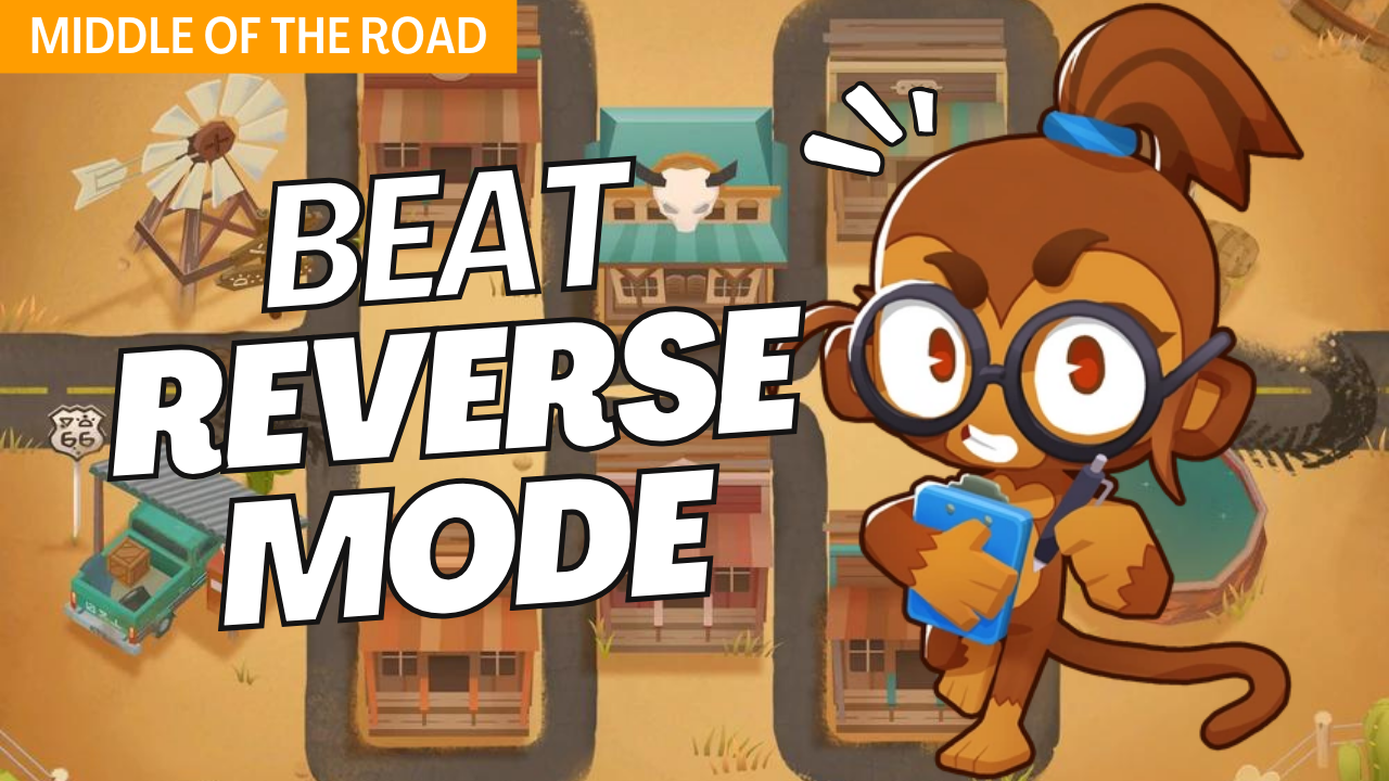 Master Reverse mode on the Middle of the Road map in Bloons TD 6 with this focused guide. Middle of the Road’s dual paths reverse, demanding careful tower setups to handle bloon flow. This guide provides essential tactics for navigating each wave successfully on Middle of the Road in Reverse mode.