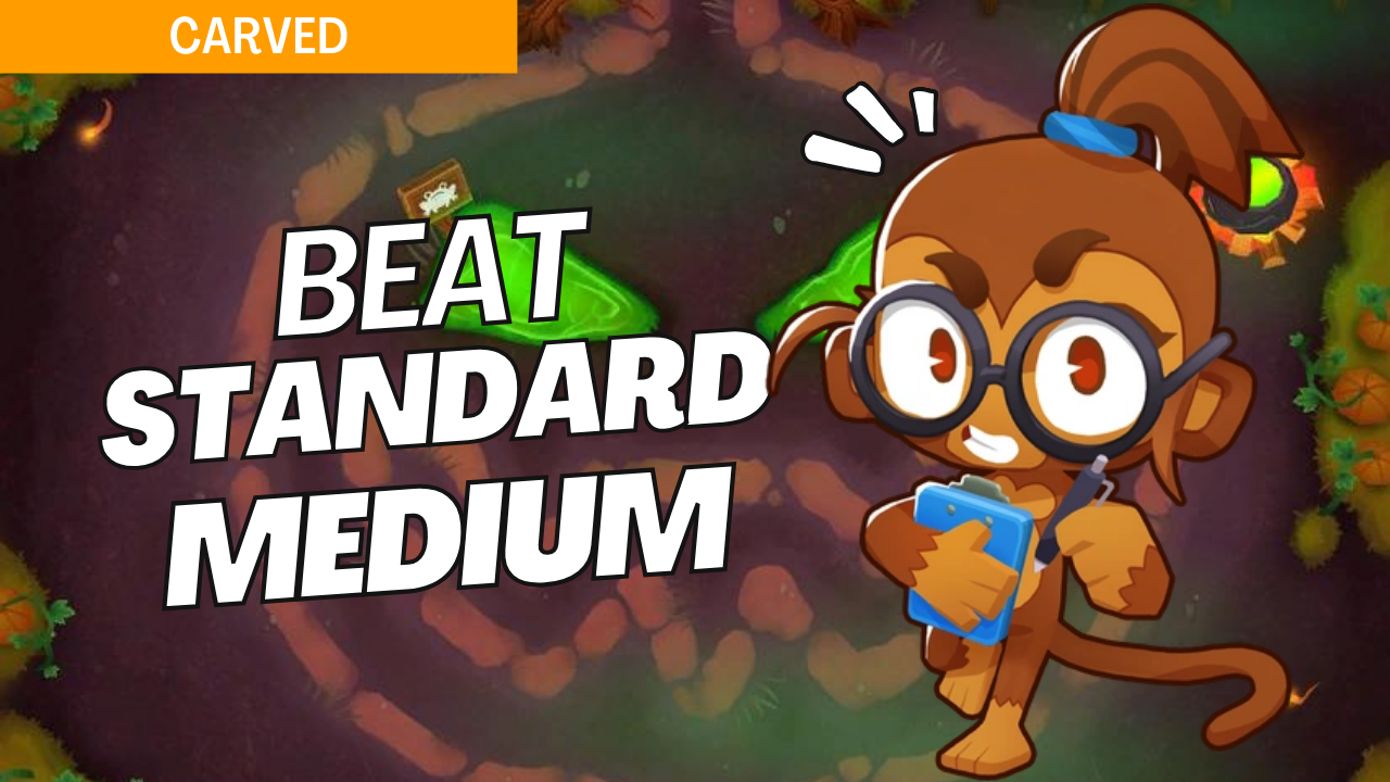 Challenge the Medium difficulty on the Carved map in Bloons TD 6 with this detailed strategy guide. Designed specifically for Carved, this guide covers the best tower placements, upgrade paths, and key tactics needed to beat the standard mode. Whether you're aiming for a reliable win or looking to improve your tower defense skills, Carved offers unique pathways and obstacles that demand strategic planning. With these tips, you can clear Carved on Medium and prepare for harder maps in BTD6.
