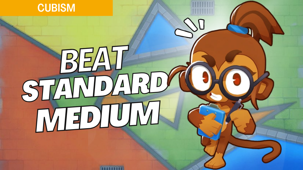 Master Medium difficulty on the Cubism map in Bloons TD 6 with this step-by-step guide. Cubism is a fan-favorite map with its intricate pathways, and this guide offers detailed tower placements, upgrade choices, and strategies specific to Cubism in standard mode. Clear each round smoothly and achieve victory on Cubism, setting yourself up for success on other maps in BTD6.