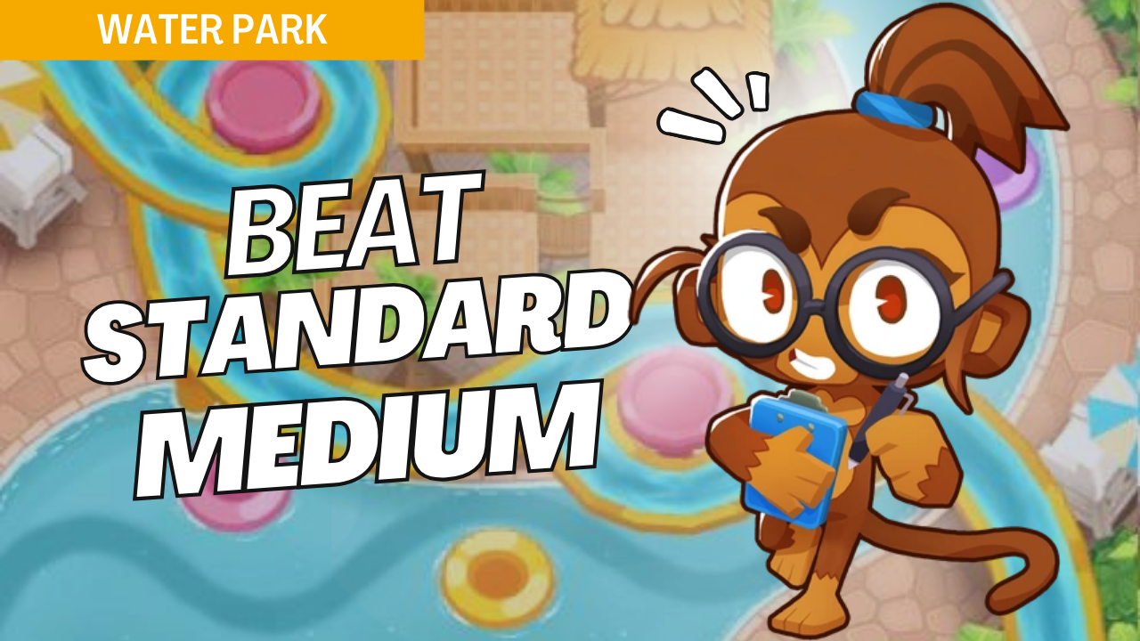 Win Medium difficulty on the Water Park map in Bloons TD 6 with this comprehensive guide. Water Park’s blend of water and land areas requires creative tower placements and upgrade strategies to complete standard mode. This guide covers everything you need to beat each round on Water Park, helping you secure victory and refine your skills for other BTD6 maps. Dive into the unique challenges of Water Park and master it on Medium!