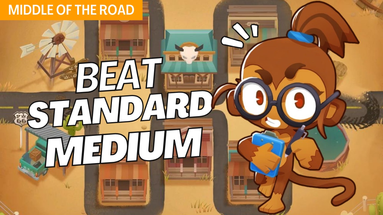 Conquer Medium mode on the Middle of the Road map in Bloons TD 6! This guide covers essential tower placements and tactics for Middle of the Road’s standard mode, helping you defeat each round with ease in BTD6.