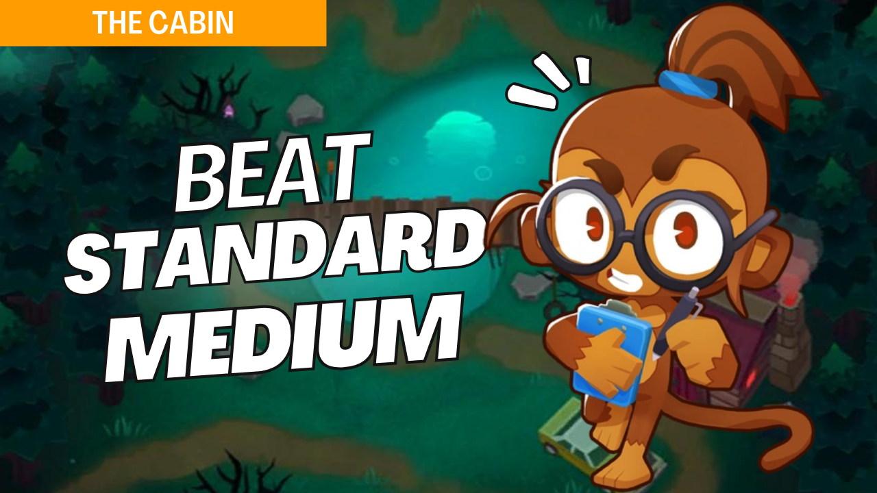 Navigate Medium difficulty on The Cabin map in Bloons TD 6 using this tailored guide. Follow tower placements and strategies to win standard mode on The Cabin and secure your victory in BTD6.