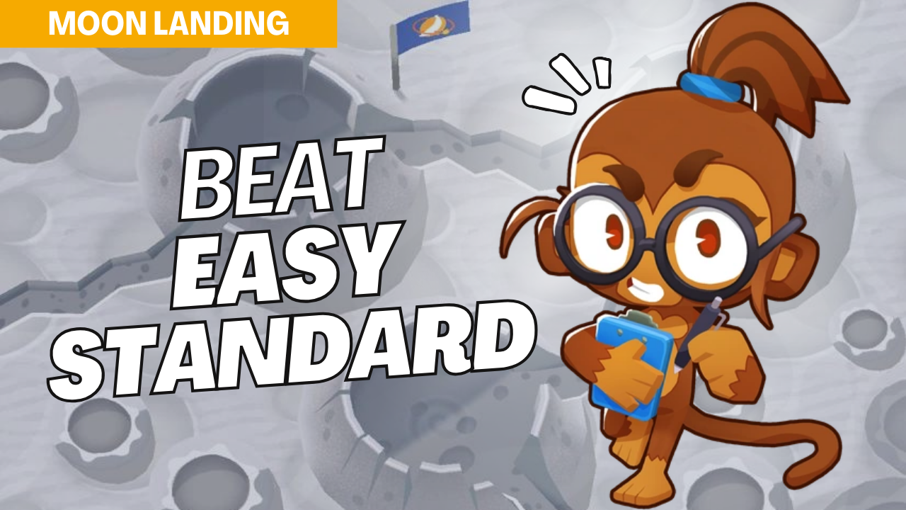 Kick off your Bloons TD 6 journey with this Easy mode guide for the Moon Landing map. Our tips and tower placement strategies are designed to help you clear each round on Moon Landing with ease, giving you a solid start in standard mode. The Moon Landing map is a perfect place to hone your skills and build your tower defense expertise.