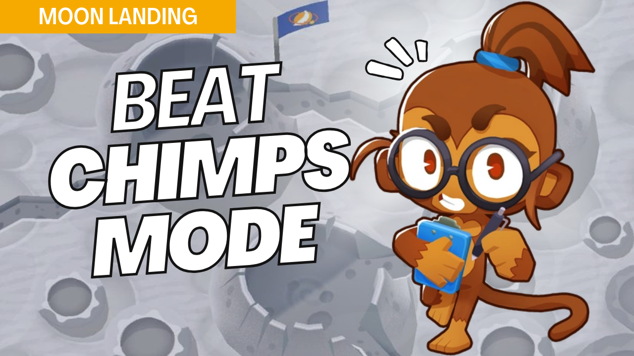 Learn how to conquer the CHIMPS mode on the Moon Landing map in Bloons TD 6 with this detailed strategy guide. Discover optimal tower placements, upgrades, and tactics to achieve victory without losing a single life. Perfect for players seeking a reliable approach to mastering CHIMPS on this challenging BTD6 map.