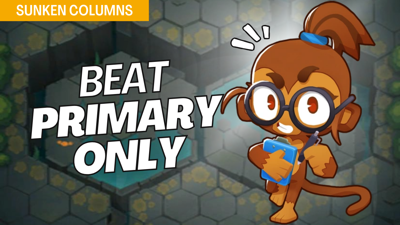 Win Primary Only on Sunken Columns using only primary towers. This guide provides effective tower setups to maximize the strength of primary towers, allowing you to handle each wave confidently and secure victory.