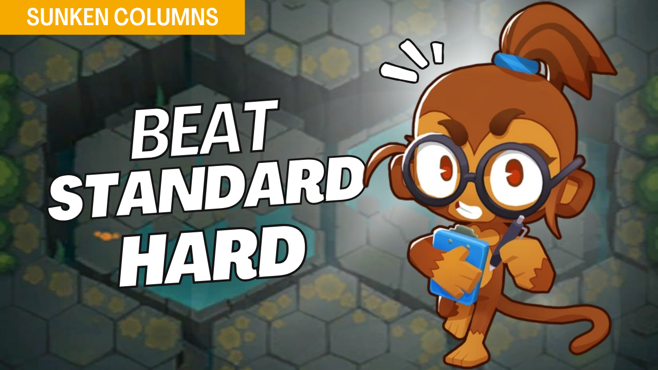 Win Hard mode on Sunken Columns with well-planned tower placements and upgrades. This guide provides budget-efficient setups to handle the tougher bloon waves and ensure a reliable defense on Sunken Columns.
