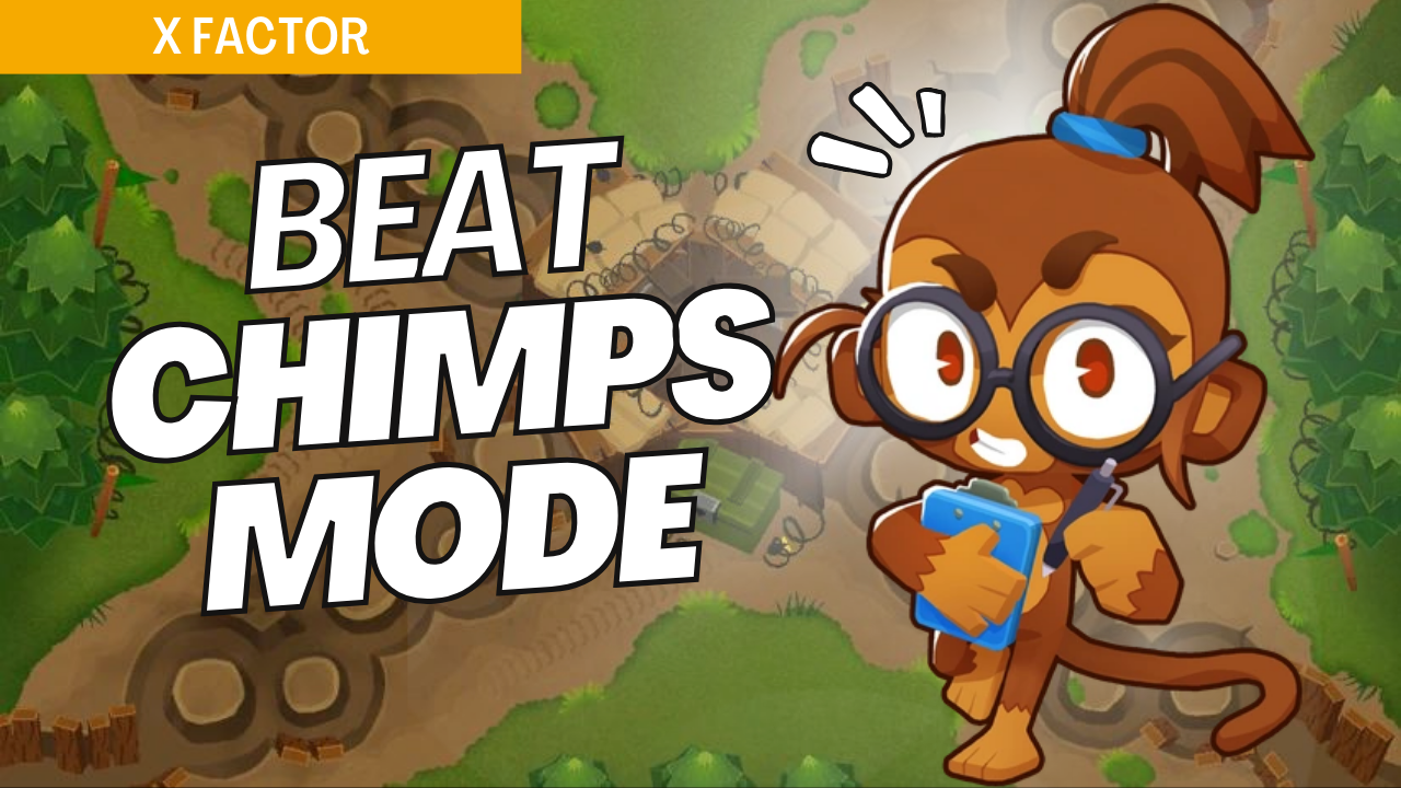Win CHIMPS on X-Factor with this all-or-nothing strategy. No continues, extra lives, or income make every decision crucial. This guide provides precise placements and upgrades to tackle each wave, ensuring victory on X-Factor in CHIMPS mode.