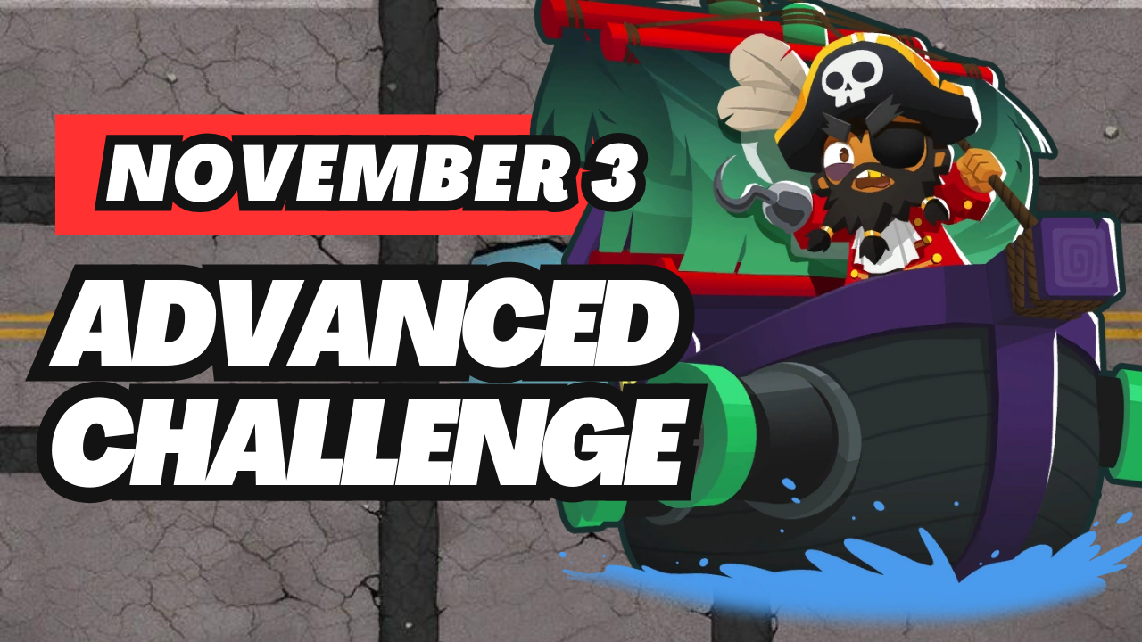 BTD6 November 3, 2024 Daily Advanced Challenge! Discover top strategies to conquer this challenging daily quest and get tips for passing tough levels. Explore the latest guide and insights for Bloons TD 6!