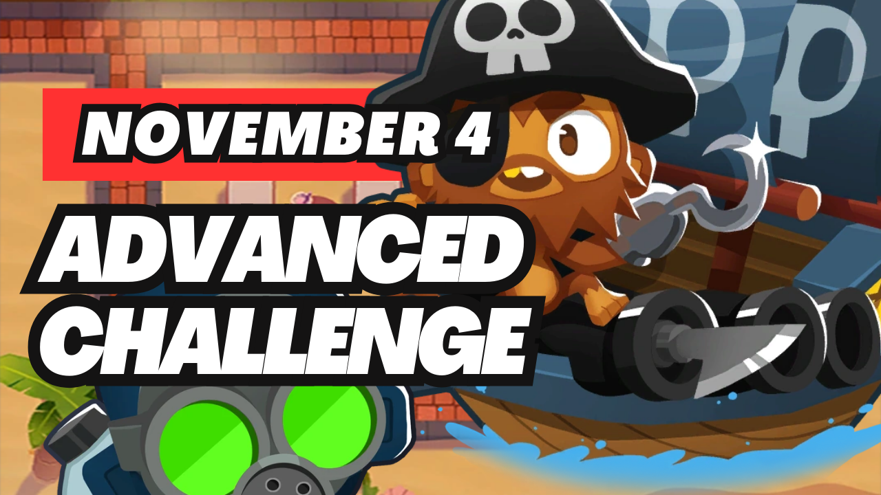 BTD6 November 4, 2024 Daily Advanced Challenge! Discover top strategies to conquer this challenging daily quest and get tips for passing tough levels. Explore the latest guide and insights for Bloons TD 6!