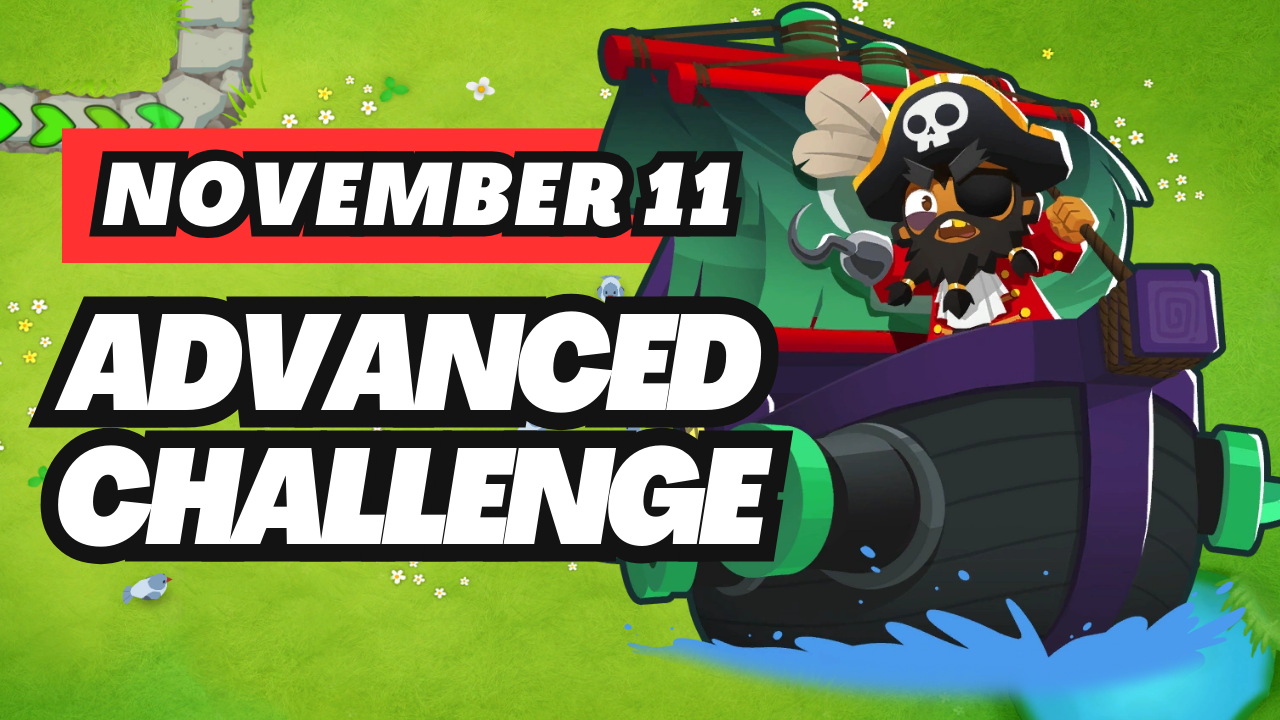 BTD6 November 11, 2024 Daily Advanced Challenge! Discover top strategies to conquer this challenging daily quest and get tips for passing tough levels. Explore the latest guide and insights for Bloons TD 6!