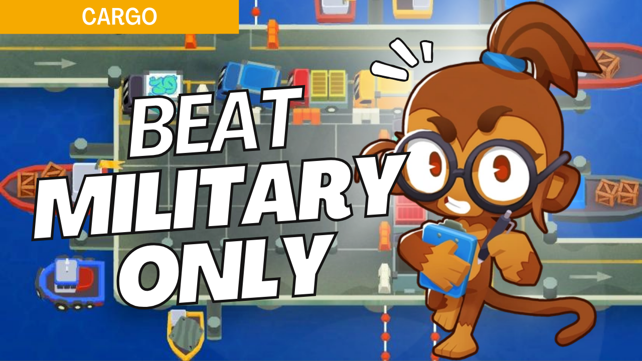 Master Military Only on Cargo with specialized tower setups. Cargo’s tight layout demands careful military tower placements to handle each wave effectively. Follow this guide for optimized placements to secure victory in Military Only mode.